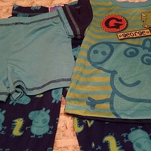 NWT Toddler boys Peppa Pig 3-pc. PJ set